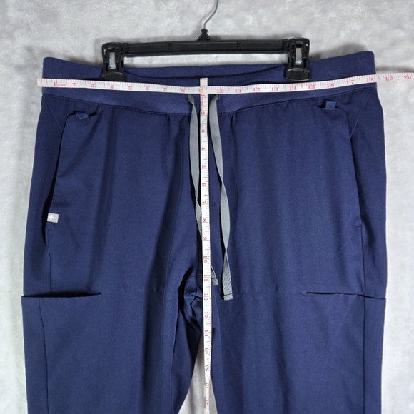Figs Joggers Blue Size XL 29" Inseam Women Cargo Scrubs Snap Pockets Medical Vet - Picture 7 of 10